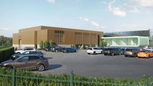 An artist's impression of how the Telford International Centre could look