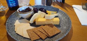 The cheese board had a nice selection of tasty cheeses
