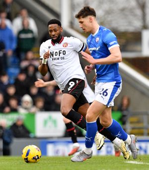 Jamille Matt was taken off at half-time during Walsall's draw at Chesterfield on Saturday.