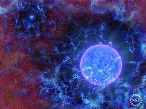 Supporting image for story: Astronomers have detected when the universe’s stars switched on