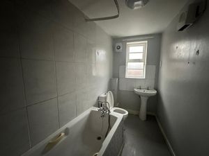 The bathroom can be found on the first floor