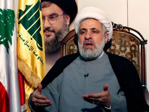 Supporting image for story: Hezbollah chief says group will hold out for ‘suitable’ ceasefire terms