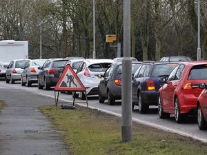 Supporting image for story: Pictured: Traffic misery brings parts of village to a standstill