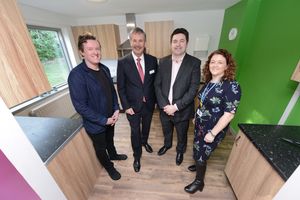  Dr Chris Mowatt, Ben Reid, Shaun Davies, Leader Telford & Wrekin Council and Dr Jenni Rowlands