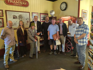 Supporting image for story: Bridgnorth Cliff Railway boss takes a trip on rival train as owners talk health and safety