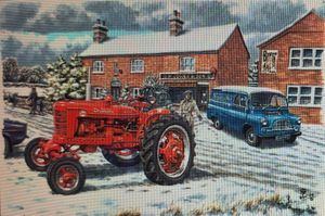The art by Graham Andrews that will be on show at St Mary's Church on Saturday. Picture: Martin Rogers - Rogers Group