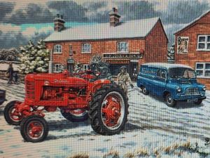 The art by Graham Andrews that will be on show at St Mary's Church on Saturday. Picture: Martin Rogers - Rogers Group
