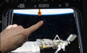 An alien? The reality was far more ordinary - urine escaping from the ISS