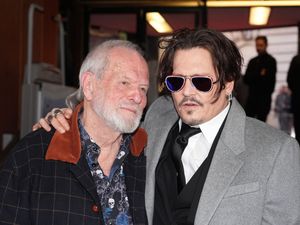 Supporting image for story: Johnny Depp reunites with Terry Gilliam at UK premiere of film Jeanne Du Barry