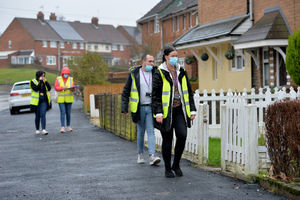 Home testing kits are being handed out to residents in the W2 postcode area
