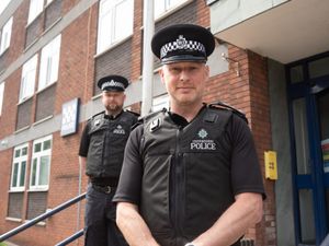 Inspector Lee Walker (back) and Chief Inspector Al Lyford (front)