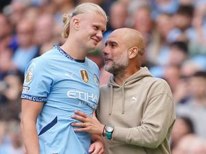 Supporting image for story: Pep Guardiola: Haaland can compete in terms of goals with Cristiano and Messi