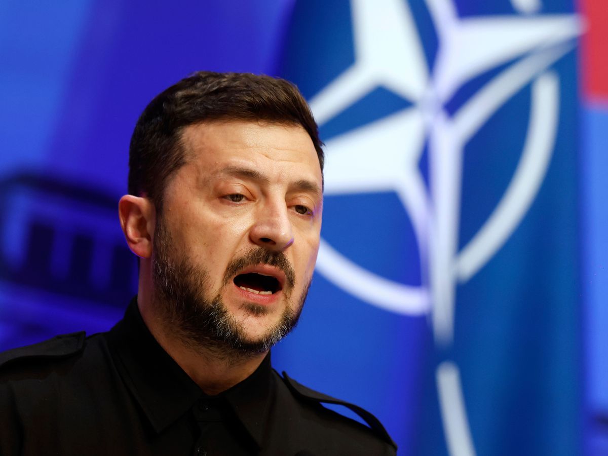 Zelensky condemns ‘brutal’ rocket attack after three killed in Ukrainian city