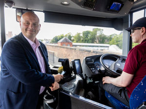 Supporting image for story: 50p bus travel in Telford to mark launch of new app which shows arrival times even for delayed services