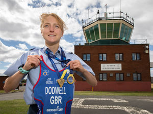 Supporting image for story: Telford's Hannah is flying high after becoming a double European champion