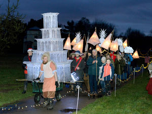 Supporting image for story: Guests enjoy annual lantern parade at Staffordshire's Shugborough