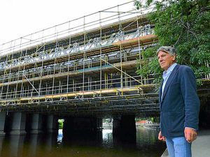 Supporting image for story: Police probe Shropshire railway bridge work as bats die
