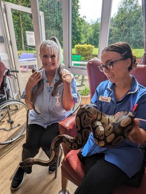 Saff members Kimberley and Sue 