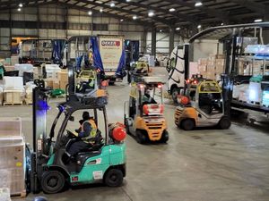 Supporting image for story: £1m investment creates extra 50,000 sq ft of distribution space at Palletways UK’s Fradley Hub 