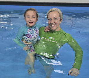 Sam Taker owns Turtle Tots Staffordshire and said it was so important for children to learn water safety skills from a young age