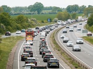 Supporting image for story: A5 and A483 delays in Shropshire as drivers head for the coast