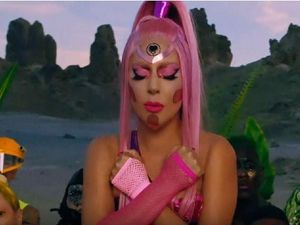 Supporting image for story: Lady Gaga marks pop comeback with futuristic video for Stupid Love single