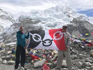 Supporting image for story: Black Country Flag can't fly much higher as former mayor tackles Everest