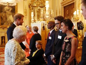 Supporting image for story: 1D fans can’t believe they are seeing Liam Payne wearing glasses to meet the Queen