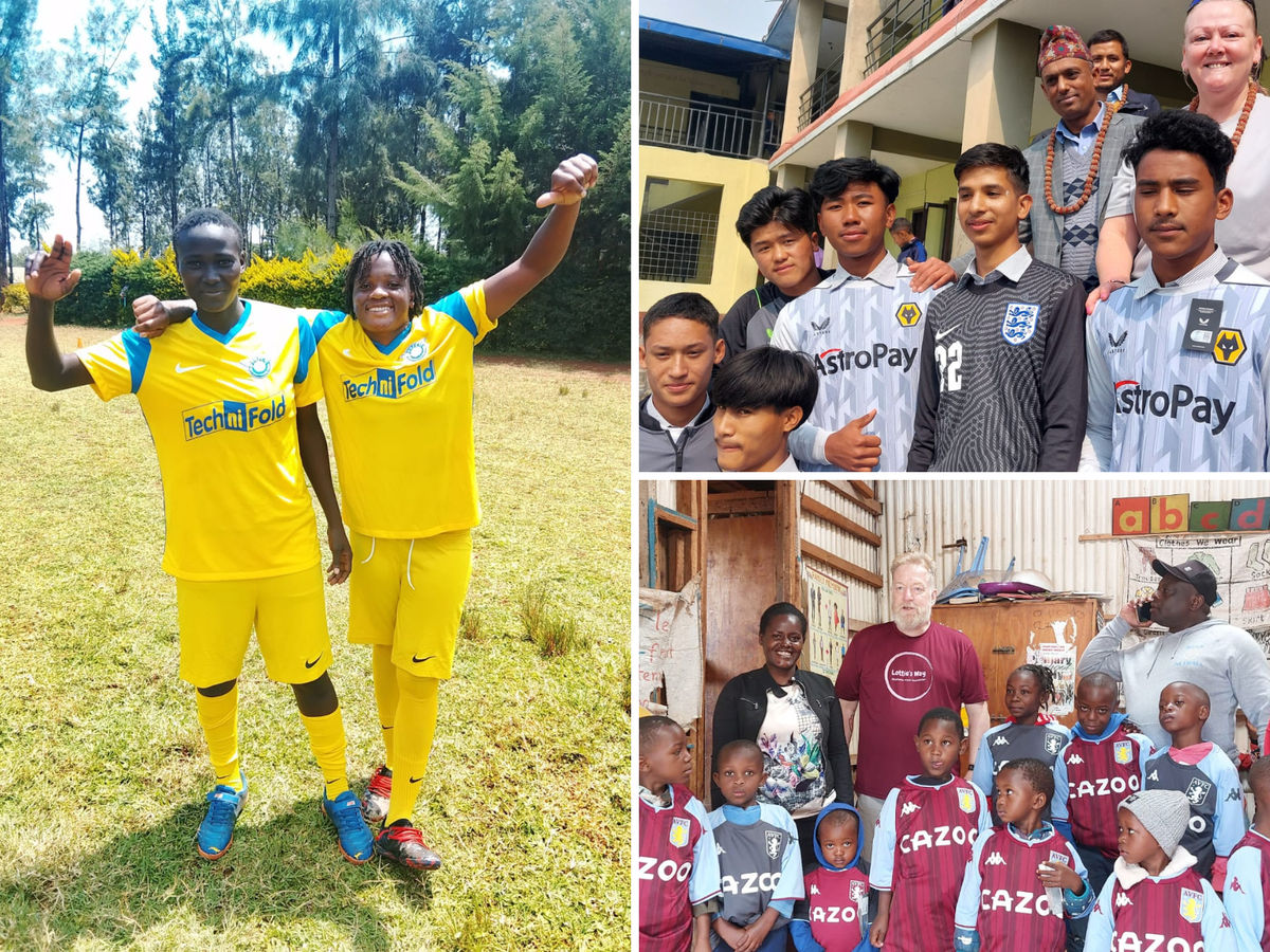 Shropshire charity marks 20 years of sending football shirts to people in need across the world