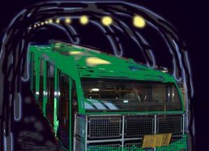 An underground railway would take visitors from the Seven Sisters caverns to the surface level at Wren's Nest