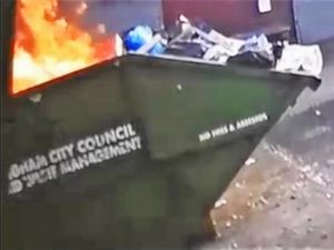 Supporting image for story: Huge blaze at Birmingham recycling plant was started accidentally by disposable barbecue