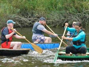 Supporting image for story: Sunny weather for annual coracle event