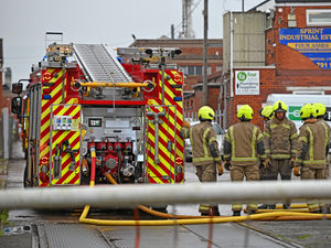 Supporting image for story: Firefighters battle blaze in Staffordshire village at aerosol manufacturing plant as residents told to avoid area