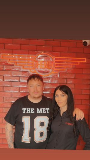 Met Sports Bar team leader Corey Winter and general manager Nikki Smith