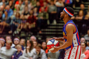 The Harlem Globetrotters in Birmingham. Credit: Chris Bowley