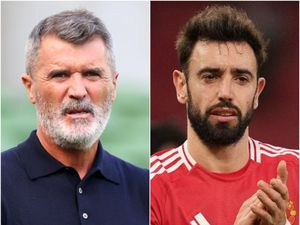 Composite of Roy Keane and Bruno Fernandes