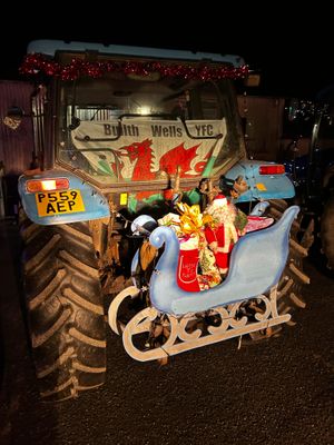 The Builth Wells YFC tractor entry at last year's event