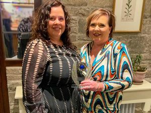 Rachel Evans and Shan Williams' shop No8 Clothing, based in Rhayader, won ‘Best Clothing/Fashion Store’ at the Best of Welsh Business Awards 2025