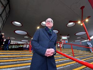 West Midlnds Mayor Richard Parker visited Walsall bus station to promote his plans to introduce a franchising system for the buses.