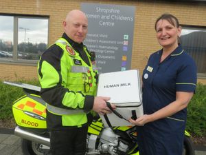 Supporting image for story: Blood bikes to deliver breast milk for premature babies in Shropshire 