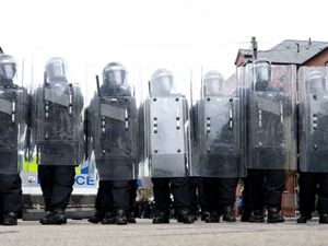 Supporting image for story: Riot police on standby for ‘foreseeable future’ – police chief