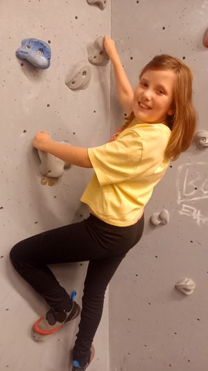 Youngsters can learn about bouldering and climbing