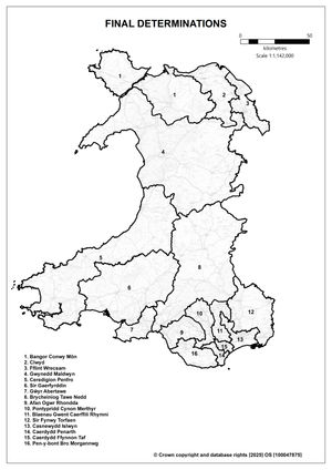 New Senedd constituencies confirmed