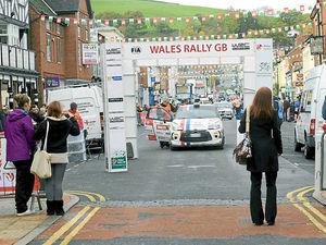 Supporting image for story: Crowds turn out for Mid Wales rally car spectacular