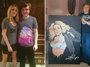 Supporting image for story: Shropshire's Levi meets his music idol Ellie Goulding