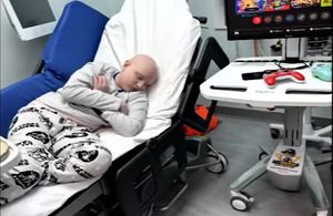 Yuvraj during hospital treatment