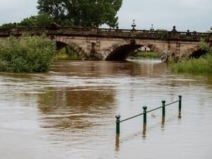 Supporting image for story: Shrewsbury on flood warning as county given 'brief respite' from rain