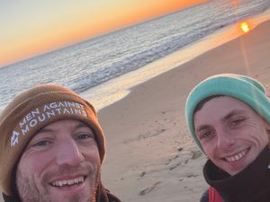 Supporting image for story: Two friends to walk over 5,000 miles carrying 15kg to raise awareness of suicide prevention