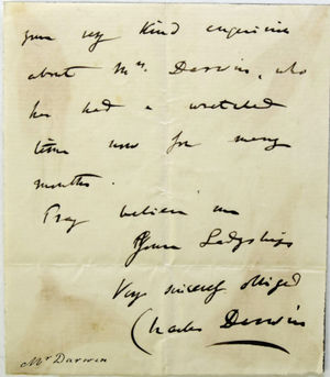 Darwin letter