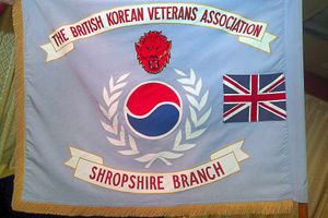 The standard of the Shropshire branch of the KVA